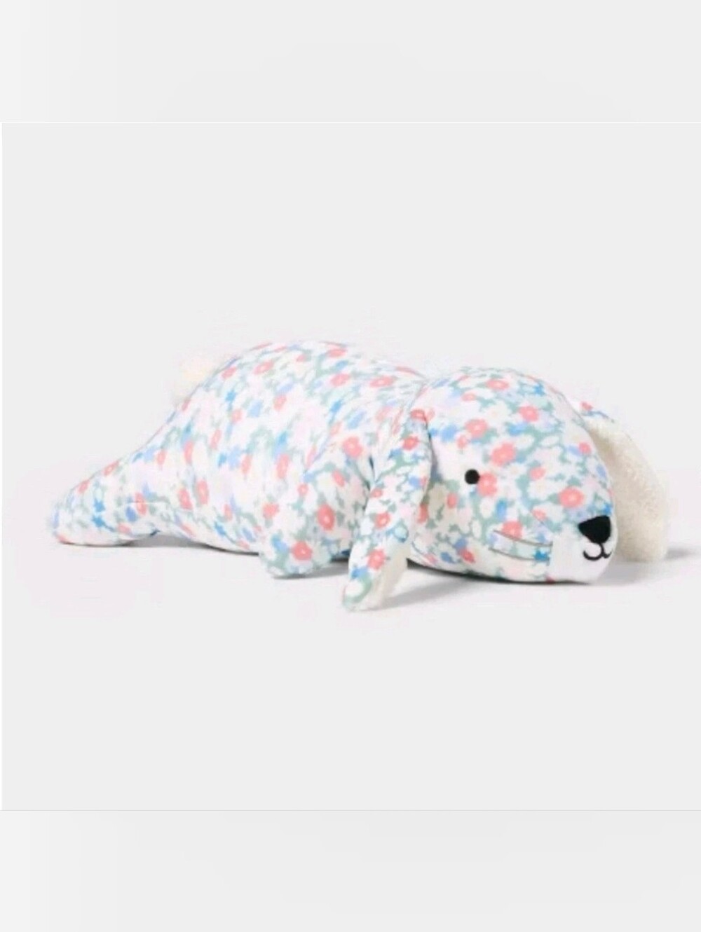 Pillowfort Easter Floral Bunny Weighted Plush Kids Throw Pillow Pillow-fort 21”